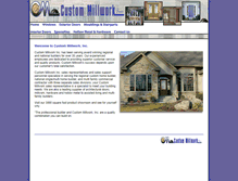 Tablet Screenshot of custommillworkinc.com